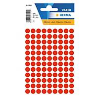 Etiquettes universelles Herma 1846, 8 mm rouge fluo, emballage de 540 pièces