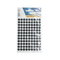 Herma Blister Pad Label 1849 8mm Black - Pack of 540 Sheets