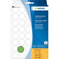 Herma Blister Pad Label 2255 19mm green - Pack of 1280