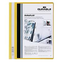 Durable Angebotshefter Duraplus 2579, A4+, mit Beschriftungsfenster, gelb