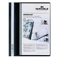 Durable Duraplus A4 Folder Black - 80 sheets Capacity