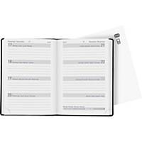 Agenda tascabile Biella Memento formato medio 825401, 1 settimana/2 pagine, nero