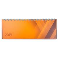 Tischplaner Simplex Colors 40657, 1 Woche pro Seite, Kunststoff, orange
