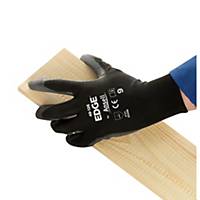 Ansell EDGE® 48-126 allround polyster handschoenen, zwart, maat 6, 144 paar
