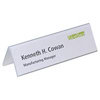 Durable 8052 table place name holder PVC 210x61mm