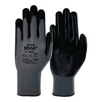 Rękawice robocze ANSELL EDGE 48-128, szaro-czarne, rozmiar 8, 12 par