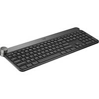 Tastatur Logitech Advanced,  trådløs, nordisk, grå