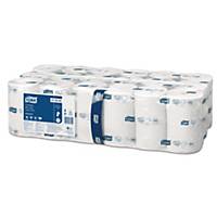 Tork White Coreless 1 Ply Mid-Size Toilet Roll- Pack of 36