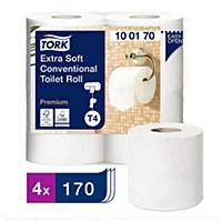 Tork Extra Soft 3 Ply Conventional Toilet Roll- Pack of 4
