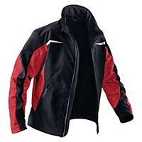 KUBLER 1241 SOFTSHELL JACKET BLK/RED XS