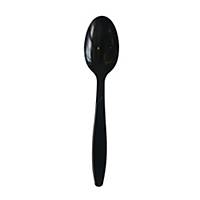 Plastic Spoon Black - Pack of 100
