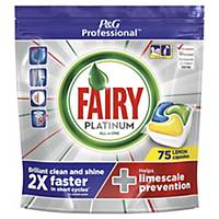 Fairy Professional Adw Platinum Dishwasher Tablets Lemon- Pack of 75