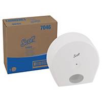 Scott Control Toilet Paper Dispenser 7046 - 1 x White Toilet Roll Dispenser