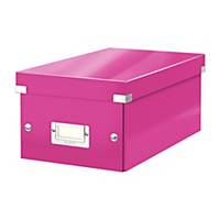 Krabica na DVD Leitz Click&Store, ružová