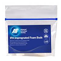 AF IPA Impregnated Foam Buds Pk25
