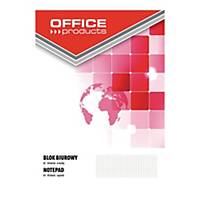 OFFICE PRODUCST N/PAD STAPLED A5 5X5 50S