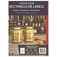 Avery L7113/980019 Clear Laser Label 96 x 50.8mm - Pack of 100 Labels
