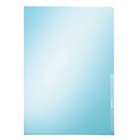 Leitz 4100 L-folder A4 PVC 15/100e blue - pack of 100