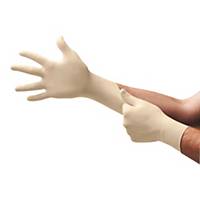 Rękawice lateksowe ANSELL TouchNTuff® 69-210, k. naturalny, r. 7,5-8, 100 sztuk
