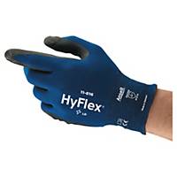 Ansell HyFlex® 11-816 kesztyű precíziós munkákhos, méret 7, kék