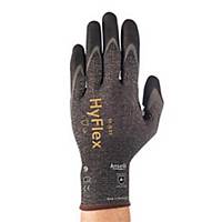 Ansell HyFlex® 11-931 snijbestendige handschoenen, zwart, maat 9, 12 paar