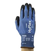 Protipořezové rukavice Ansell HyFlex® 11-528, velikost 7, modré