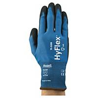 Ansell HyFlex 11-528 snijbestendige handschoenen, nitril gecoat, maat 9, 12 paar