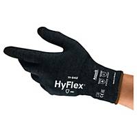 Protipořezové rukavice Ansell HyFlex® 11-542, velikost 7, černé