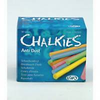1 box 100 chalk with upperlayer assorted