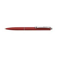 Guľôčkové pero Schneider K15, klikacie, 0,7 mm, červené