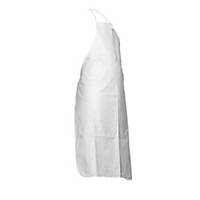 Apron Dupont Tyvek 500, white, 108cm,  package with 100 pcs
