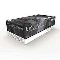 Pro.Tect Nitrile Silicone Free Black Gloves -  Size Medium,  Box of 100
