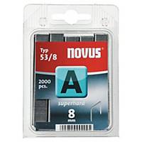 Caja de 2000 grapas Novus A 53/8 - 8 mm