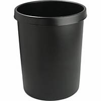 Waste-paper basket Helit, 45 l, plastic, black