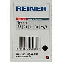 Reiner B2 refill Color Box numbering stamp type 1 black