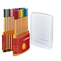 Fine pen Stabilo Point 88 colour Parade, line width 0,4 mm, set of 20, ass.