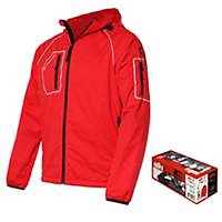 Giacca Softshell impermeabile Issa Line Thiny rosso tg M