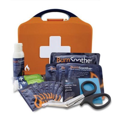 Burns First Aid Kit In Small Orange Aura Box