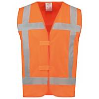 Tricorp V-RWS hi-vis safety vest, fluo orange, size M/L, per piece