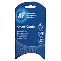Lingettes nettoyantes AF Smart-Cloths, le paquet de 3 lingettes