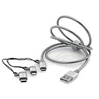 Verbatim 3in1 USB-C - Lightning - Micro-B USB-kaapeli 1m