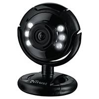 Webcam Trust Spotlight Pro AV - micro intégré - 480p - noire