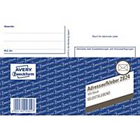 Avery Zweckform 2824 Adressaufkleber/Paketaufkleber, A6, selbstklebend, 100 Bl