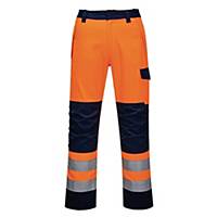 Pantaloni alta visibilità Portwest MV36 arancione/nero tg S