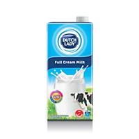 Dutch Lady Milk Full Cream UHT 1l - Pack of 12