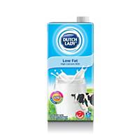 Dutch Lady Milk Low Fat 1l - Pack of 12