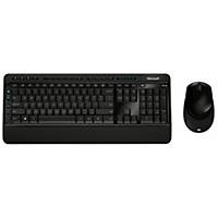 Microsoft 3050 keyboard & mouse, wireless, black