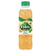 Eau Volvic thé vert menthe 50 cl - pack de 12 bouteilles