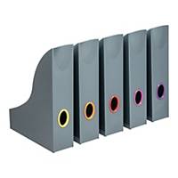 Durable Varicolor Magazine Rack Anthracite Grey - Pack of 5