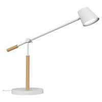 Unilux Vicky LED Desk Lamp White/Beech